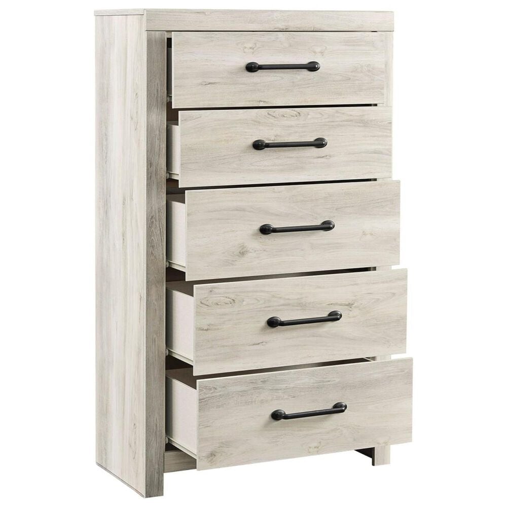 Ashley Cambeck 5 Drawer Chest in Whitewash, , large