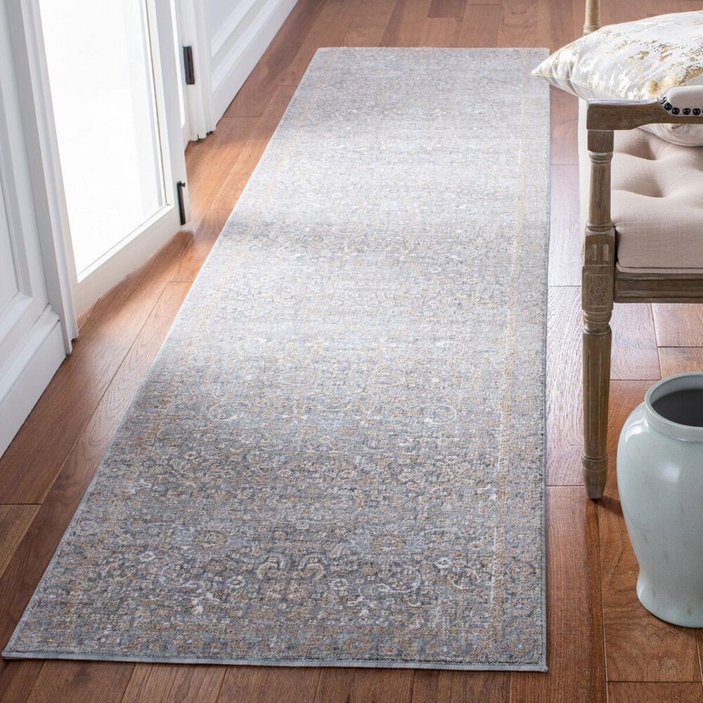 Safavieh Webster WBS318G 2&#39;6&quot; x 10&#39; Grey and Beige Runner, , large