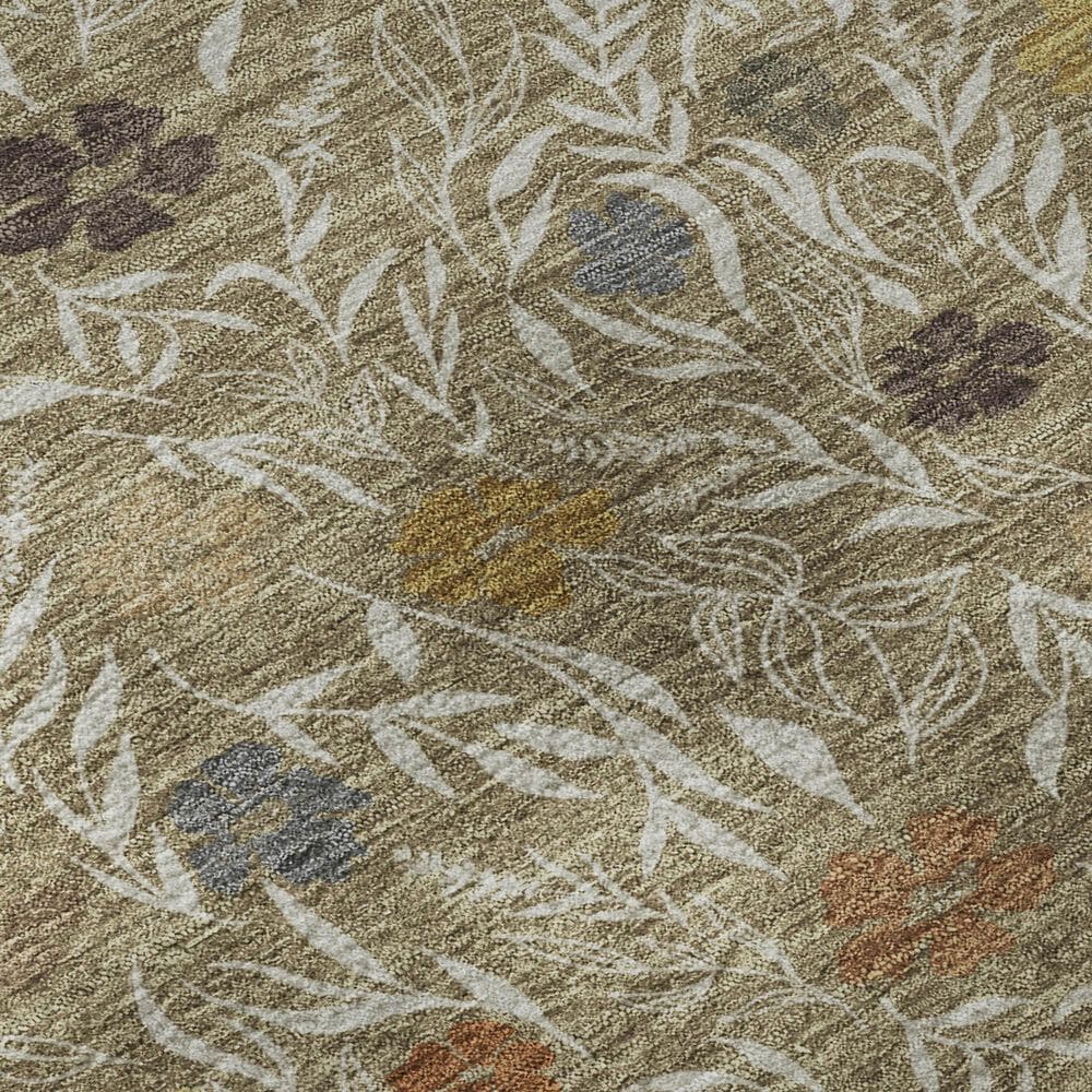 Dalyn Rug Company Soft Essentials Floral Coffee 10' x 14' Indoor/Outdoor Area Rug, , large