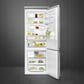 SMEG 16.28 Cu. Ft. Freestanding Bottom Freezer Refrigerator with Right Hinge in Stainless Steel, , large