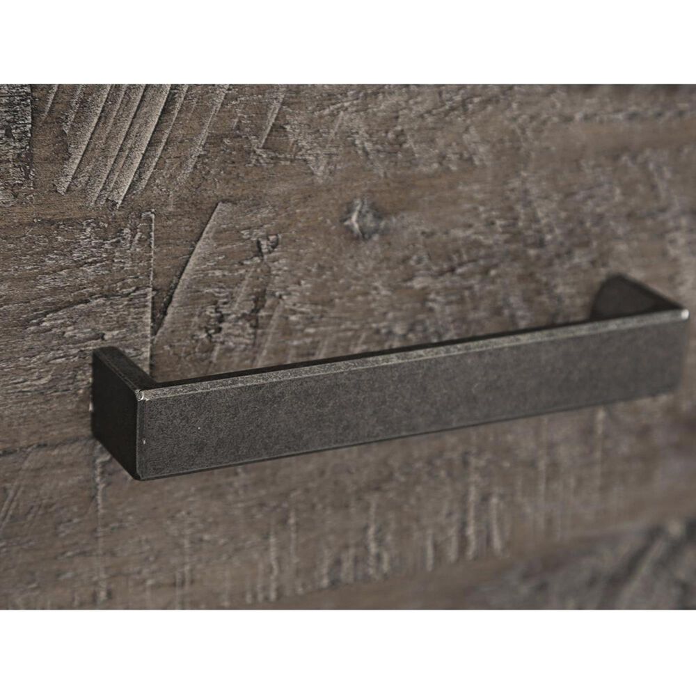 Waltham East Hampton Power Chairside Table in Distressed Grey, , large