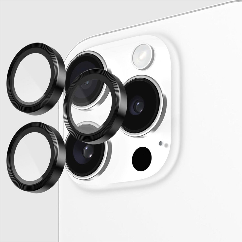 Case-Mate Aluminum Ring Lens Protector for iPhone 16 Pro / iPhone 16 Pro Max in Black, , large