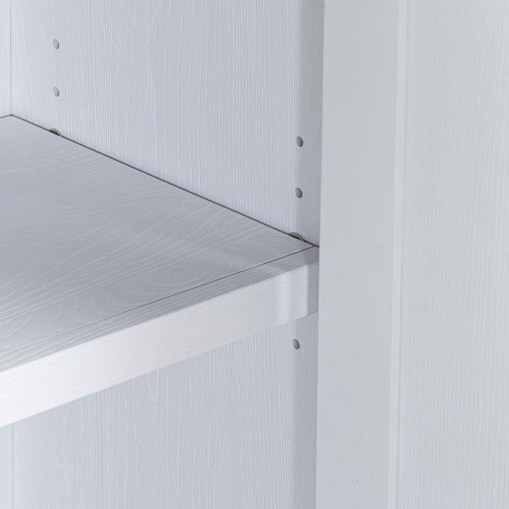 Riva Ridge Norah 4-Door Bookcase in White, , large