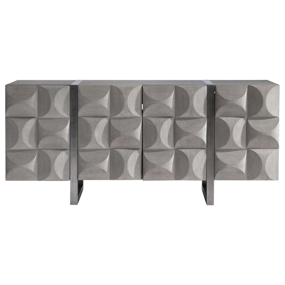 Bernhardt Rune 72&quot; Entertainment Credenza in Bluff and Graphite, , large