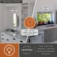 Vaxcel Marseille 1-Light Bathroom Vanity with LED Light in Matte Black, , large