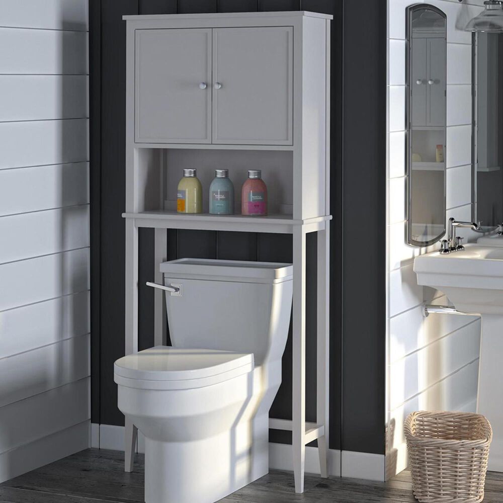 DHP Cottage Hill Over the Toilet Storage in Gray, , large