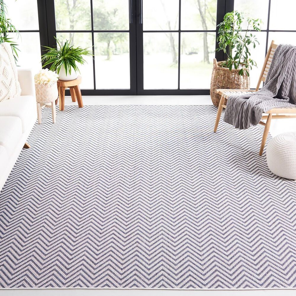 Safavieh Martha Stewart Cyprus 8&#39; x 10&#39; Blue and Creme Area Rug, , large