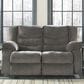 Ashley Tulen Reclining Loveseat in Gray, , large