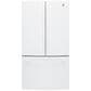GE Appliances 27.0 Cu. Ft. 3-Door French-Door Refrigerator Energy Star In White, , large