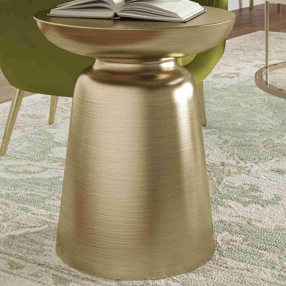 L.R. Home Zeus Side Table in Antique Brass, , large
