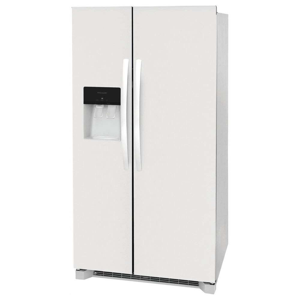 Frigidaire 25.6 Cu. Ft. Standard Depth Side-by-Side Refrigerator in White, , large