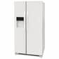 Frigidaire 25.6 Cu. Ft. Standard Depth Side-by-Side Refrigerator in White, , large