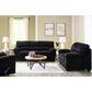 Ashley SimpleJoy Stationary Sofa in Onyx, , large