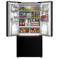 Midea 18 Cu. Ft. French Door Refrigerator in Black, , large