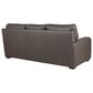 American Leather Camryn 83" 3-Seat Leather Sofa in Bison Charcoal, , large
