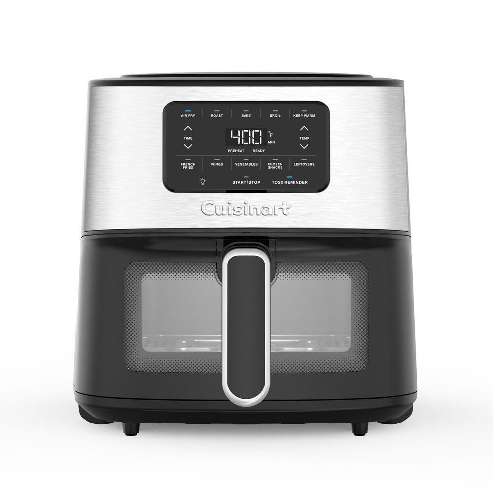 Cuisinart 6-Quart Basket Air Fryer in Black Stainless, , large
