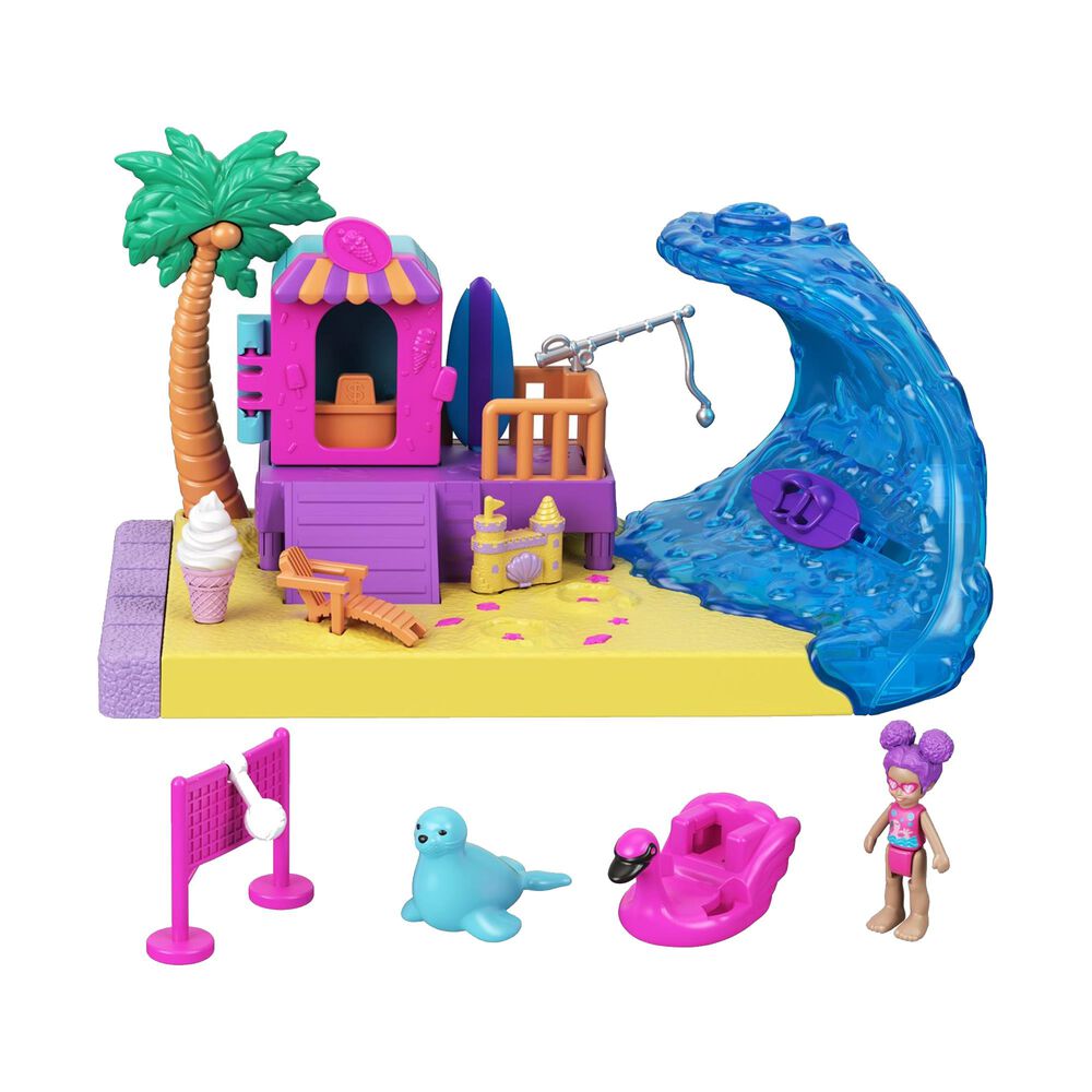 Polly Pocket Outdoor Beachside, , large