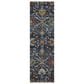 Dalyn Rug Company Silk Road Navy, Copper, Gold, Beige, Sage and Brown 2"3" x 7"6" Runner, , large