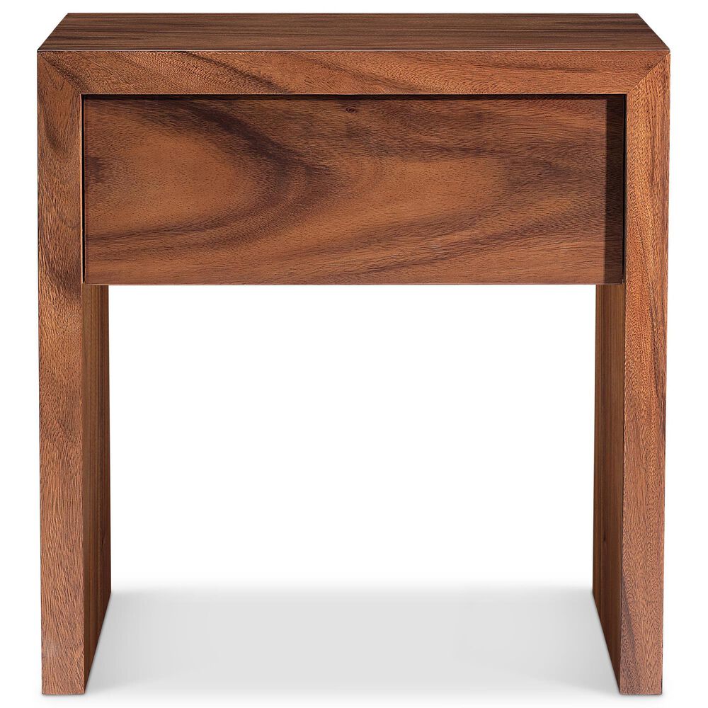 Bernhardt Brasea 1 Drawer Nightstand in Lume with USB Ports, , large