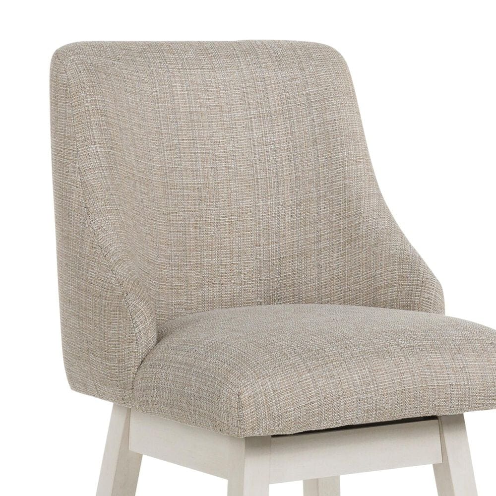 Ashley Robbinsdale Swivel Bar Stool in Antique White, , large