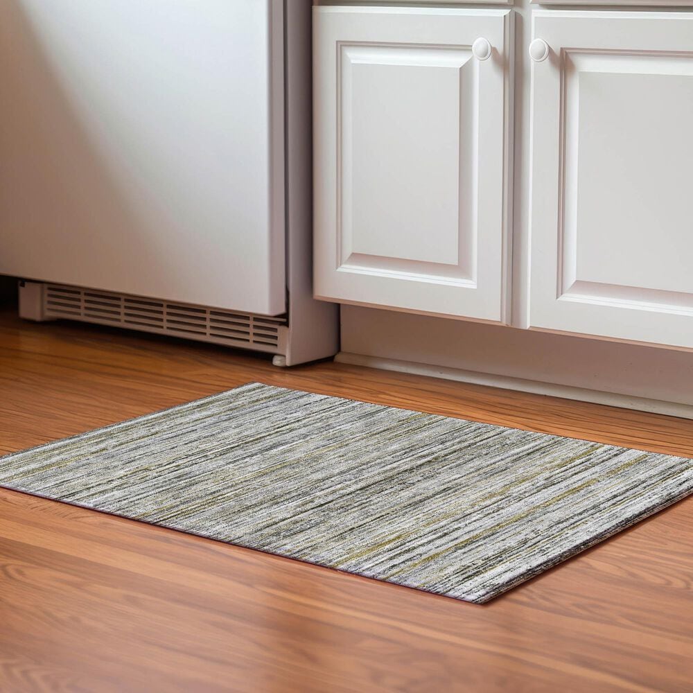 Dalyn Rug Company Kochi KC3 Pewter 2&#39;6&quot; x 3&#39;10&quot; Area Rug, , large