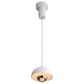 Golden Lighting Vintra LED 1-Light Pendant in Sand White with Copper, , large