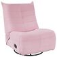 HOMLUX 31" Manual Swivel Glider Recliner with Pocket Coil Seat in Pink Corduroy, , large