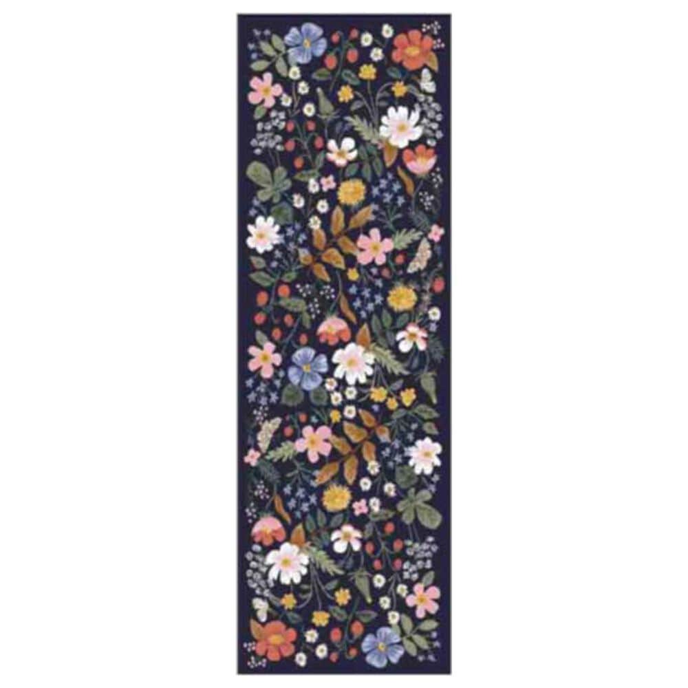 Rifle Paper Co. x Loloi Perennial Strawberry Fields 2"5" x 7"8" Black Runner, , large