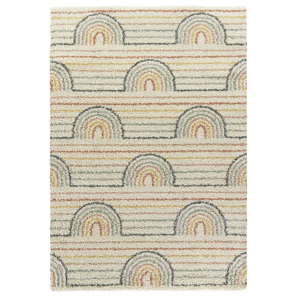 Balta Rugs Hailey 4"4" x 6" Cream Kids Area Rug, , large