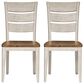 Belle Furnishings Farmhouse Reimagined Side Chair in White (Set of 2), , large