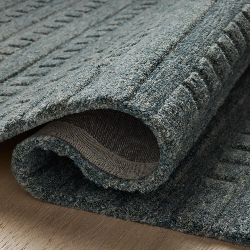 Chris Loves Julia x Loloi Bradley 2&#39;3&quot; x 3&#39;9&quot; Teal Area Rug, , large