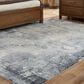 Ashley Langrich 5"3" x 7"3" Blue, Gray and Cream Area Rug, , large