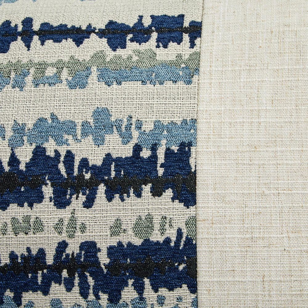 Vista Haus Antigua 13" x 24" Lumbar Throw Pillow in Navy, , large