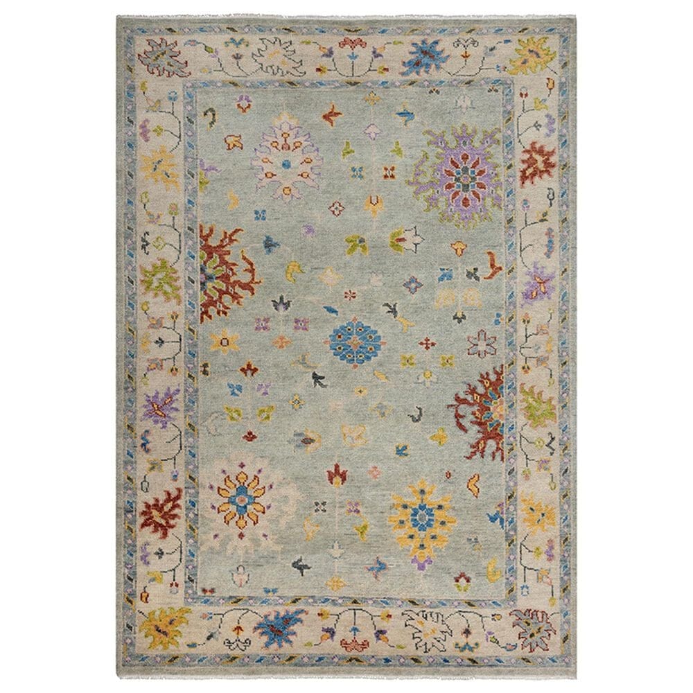 RIZZY Envision Bulbs Vines 8" x 10" Gray and Beige Area Rug, , large