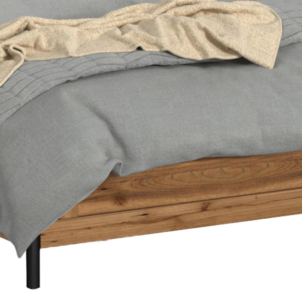 Hawthorne Furniture Norcross King Panel Bed in Hickory NFM