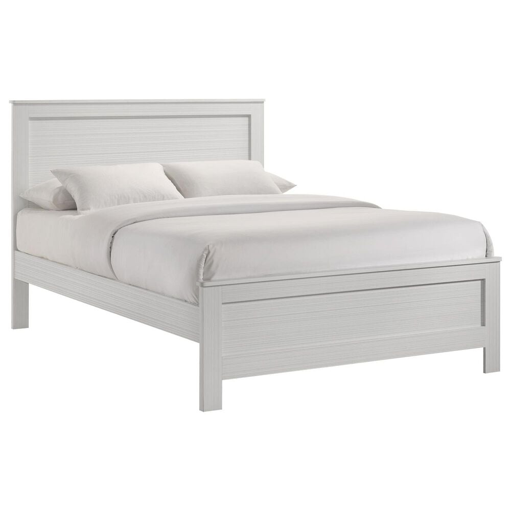 Mayberry Hill Sami Full Panel Bed in White, , large