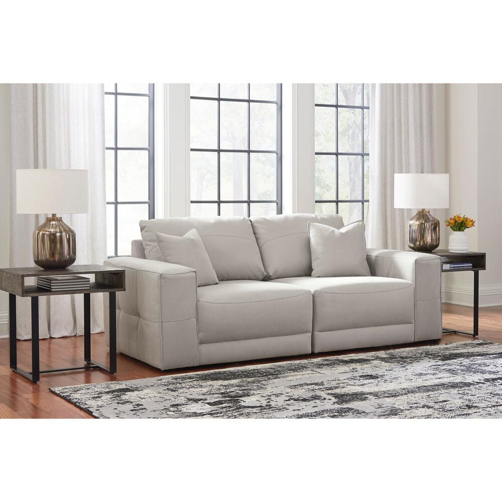 Ashley Next-Gen Gaucho 2-Piece Symmetrical Loveseat in Gray, , large