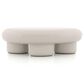 Furniture of America Rene Low Profile Glossy Coffee Table in Cream, , large