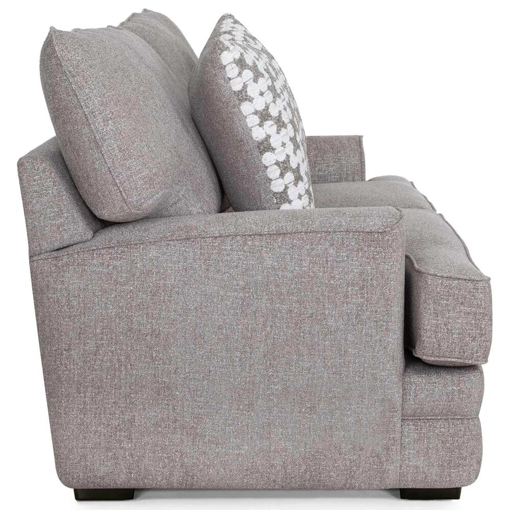 Moore Furniture Ashton Stationary Loveseat in Kittery Pewter, , large