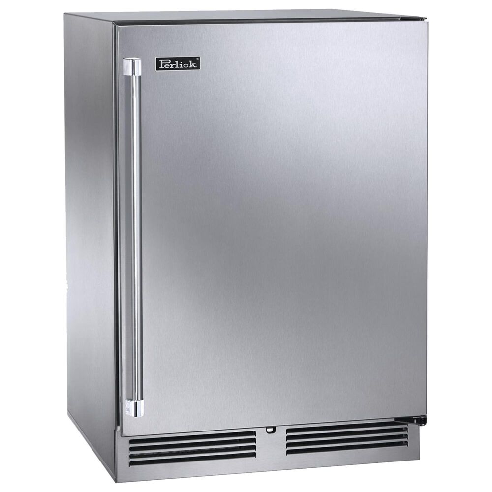 Perlick Signature Outdoor Series 5.2 Cu. Ft. Built-In Beverage Center with Solid Door and Right Hinge in Panel Ready, , large