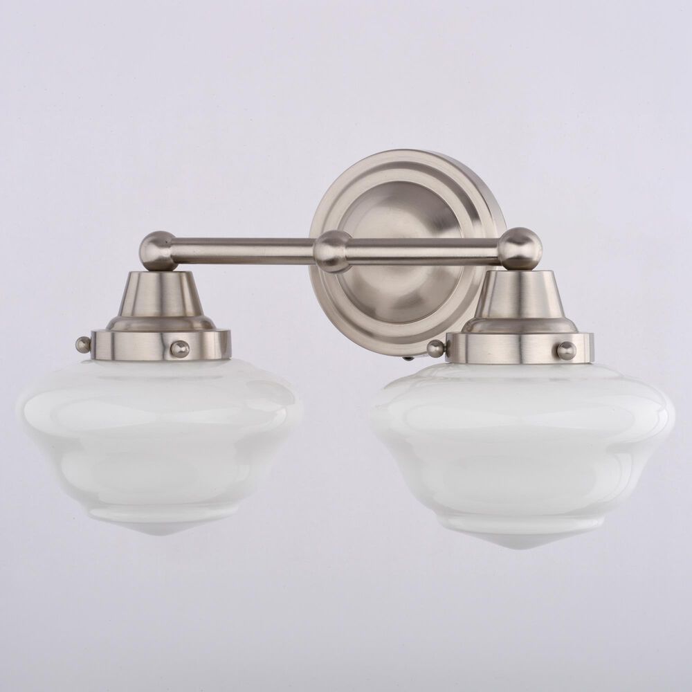 Vaxcel Eastgate 2-Light Bathroom Vanity in Satin Nickel, , large