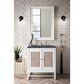 James Martin Vanities Athens 30" Single Bathroom Vanity in Glossy White with 3 cm Charcoal Soapstone Quartz Top and Rectangular Sink, , large