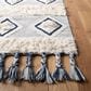 Safavieh Natura NAT678A 6" x 9" Ivory and Blue Area Rug, , large