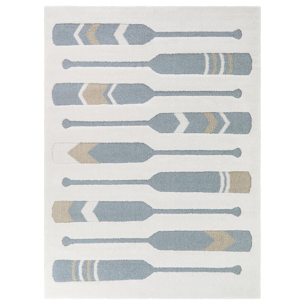 Balta Rugs Cocoon Riviera Blue 5"3" x 7" Kids Area Rug, , large