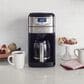Cuisinart 12-Cup Automatic Grind and Brew Coffee Maker in Black and Stainless Steel, , large