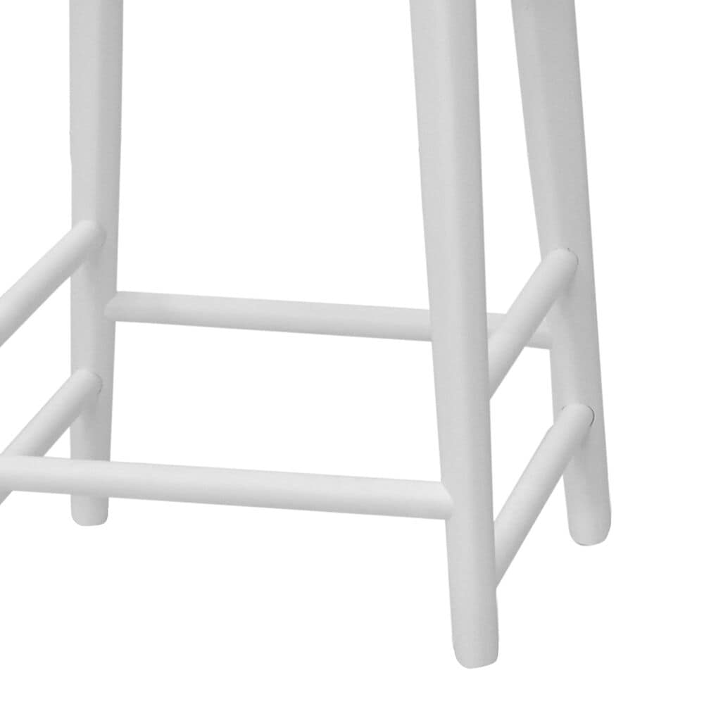 Steve Silver Hudson Counter Stool in White, , large