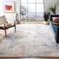 Safavieh Tulum TUL272C Ivory and Blue 8" x 10" Area Rug, , large