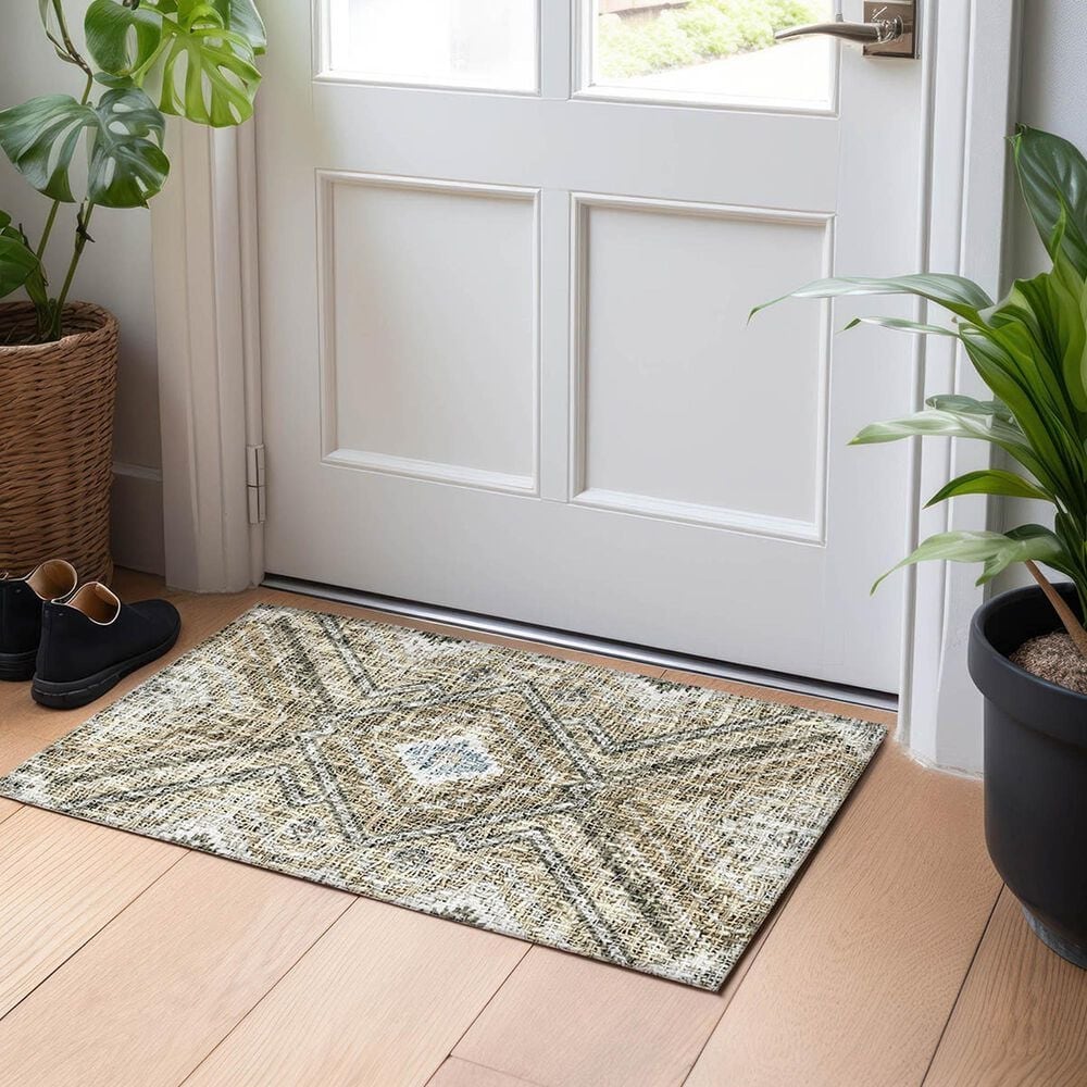 Dalyn Rug Company Portico PO5 Beige 1&#39;8&quot; x 2&#39;6&quot; Area Rug, , large