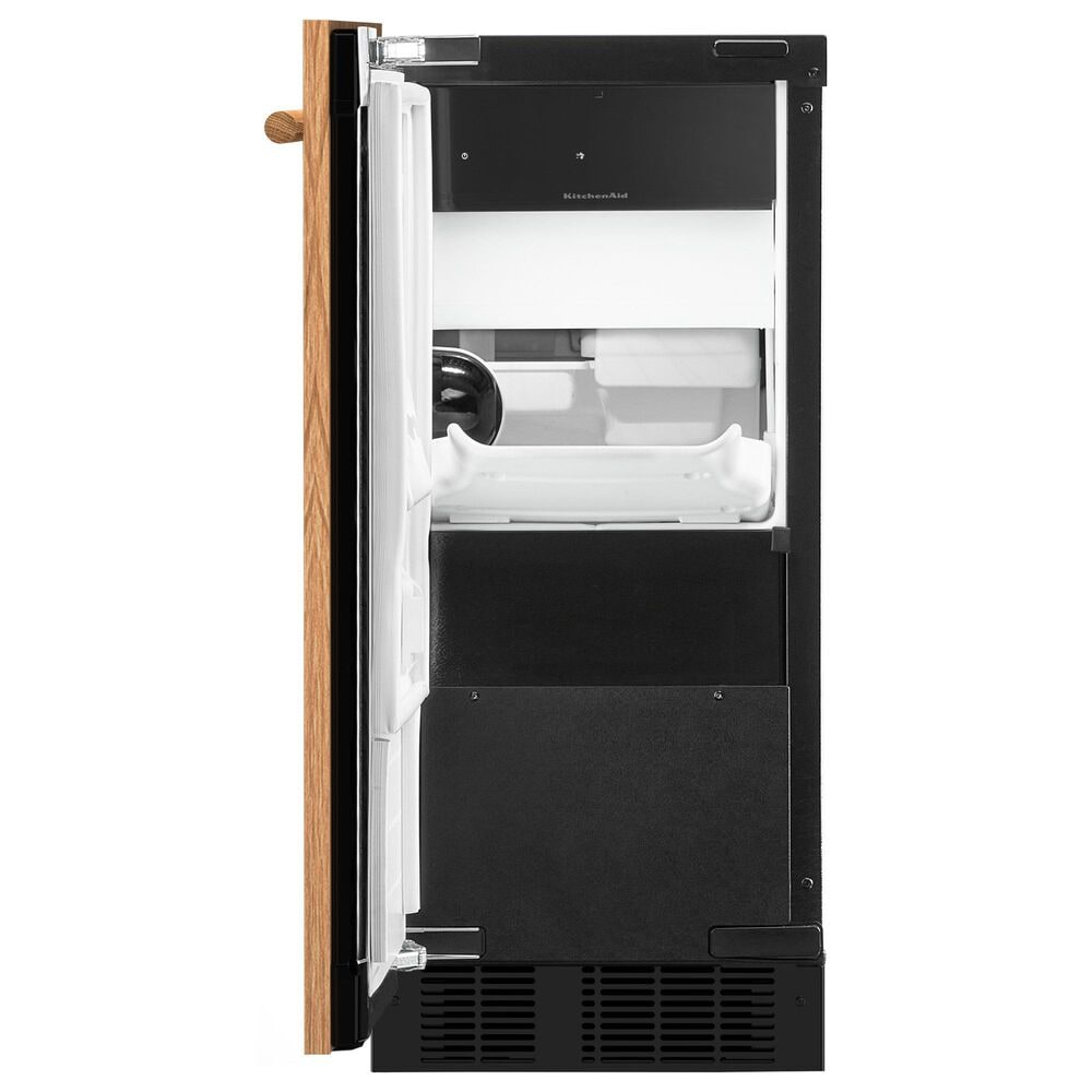 KitchenAid 15&#39;&#39; Automatic Ice Maker with Drain Pump in Panel Ready, , large