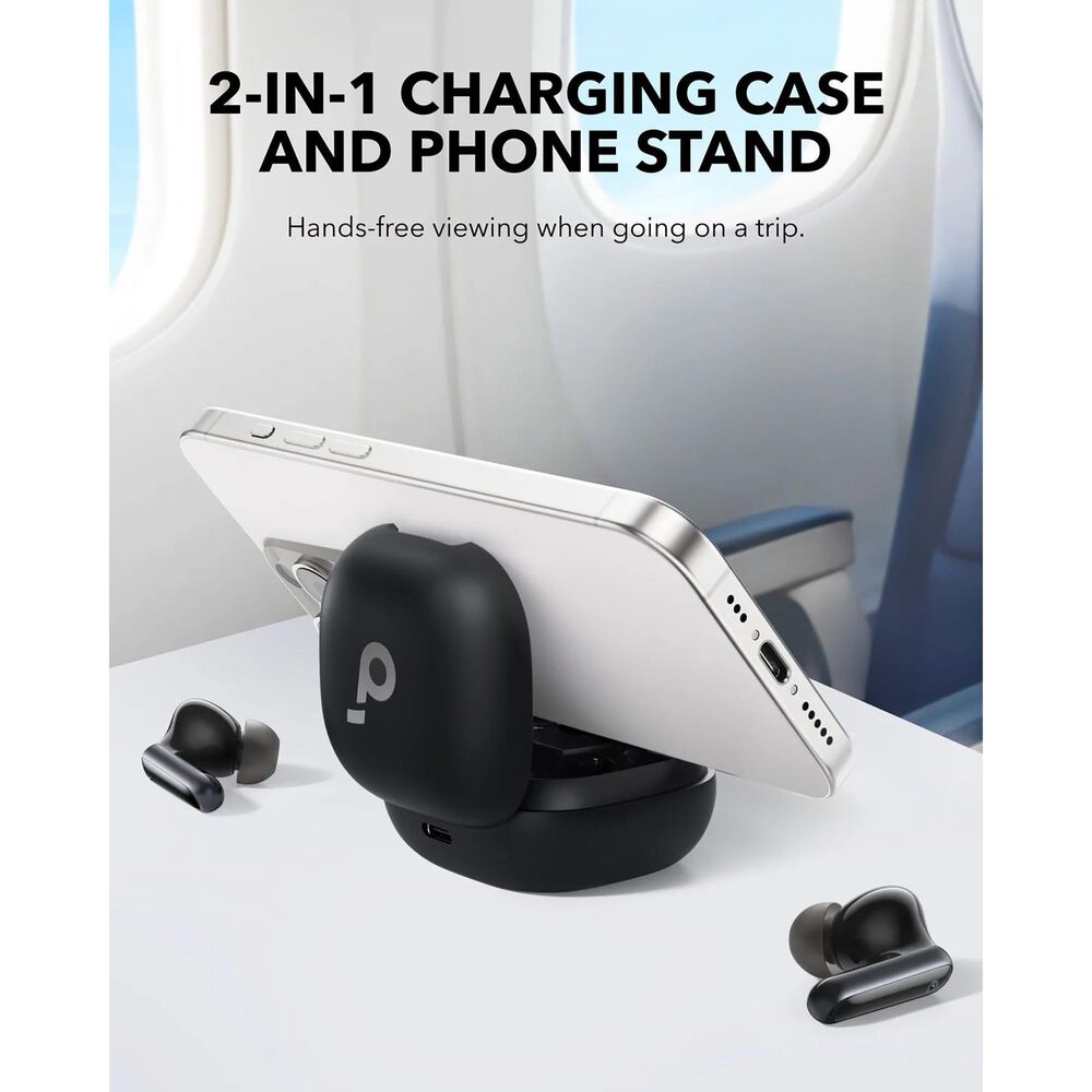 Anker Soundcore P40i Smart ANC True-Wireless Earbuds in Black, , large
